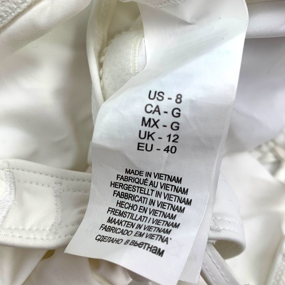 NEW LA BLANCA sexy white cut out one piece swimsuit - Picture 7 of 10